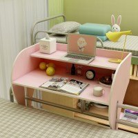 皇豹学习可放小型边上下铺加高桌护栏侧床上电脑桌书桌宿舍床头写字桌电脑桌