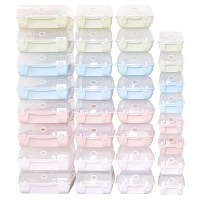 皇豹大码透明翻盖式塑料鞋盒靴子收纳盒盒子鞋柜收纳鞋子架收纳省空间鞋柜