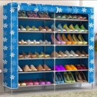 皇豹壹柜简易鞋架子布鞋柜多层经济型家用防尘宿舍收纳柜组装简约现代鞋柜