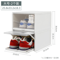 皇豹海兴透明推拉鞋盒鞋柜球鞋收纳塑料盒子抽屉式家用鞋子收纳盒鞋柜
