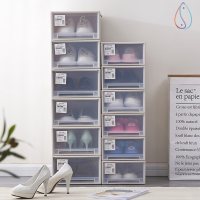 皇豹发光鞋盒车上后备箱放收纳箱透明篮球鞋车内鞋柜储物衣服汽车鞋柜