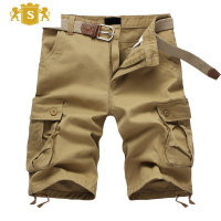 SUNTEK工装短裤男士夏天5五分裤潮牌运动休闲中裤宽松大码马裤半截裤子休闲裤