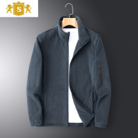 SUNTEK抓绒外套男户外防风保暖摇粒绒上衣加厚立领卫衣开衫加大码夹克潮夹克