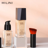 谜琳泡泡粉底液遮瑕保湿控油裸妆不脱妆持久隔离bb霜正品补水粉底