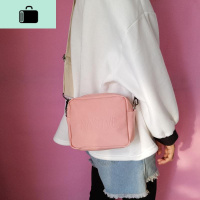 夏日新款韩国ins简约百搭宽肩带港风复古chic斜挎迷你单肩包女包NEW LAKE女士单肩包