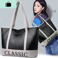 包包女2020新款韩版皮大容量手提包女时尚百搭单肩包妈妈包包NEW LAKE女士单肩包