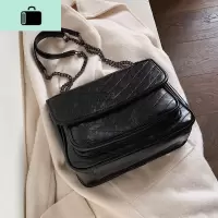 高级感包包洋气女士包包2019新款潮韩版百搭质感斜挎包时尚单肩包NEW LAKE女士单肩包