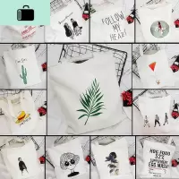 新款帆布包女学生韩版补习袋百搭小清新手提包可爱简约文艺单肩包NEW LAKE女士单肩包