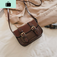 港风复古邮差包女2019新款森系质感小包包ins超火mini单肩斜挎包NEW LAKE女斜挎包