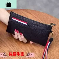 2020新款头层牛皮女士长款钱包女皮简约手拿包超薄手包手机包女NEW LAKE女手包