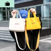 ins同款斜挎包女韩版chic百搭学生包帆布包蹦迪包女小方包仙女包NEW LAKE女斜挎包