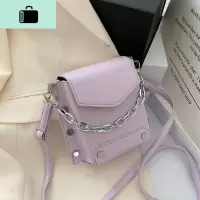 上新ins超火手提链条小包包女2020新款潮百搭流行单肩时尚斜挎包NEW LAKE女斜挎包