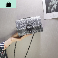 上新小包包女2020新款潮韩版帆布百搭斜挎包单肩手提包链条小方包NEW LAKE女士单肩包