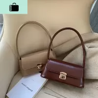 上新秋冬港风复古法棍包女包2019新款韩版百搭质感洋气单肩手提包NEW LAKE