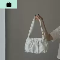 云朵包包女2020春夏新款褶皱包OL通勤百搭腋下包软面单肩包手提包NEW LAKE女士单肩包