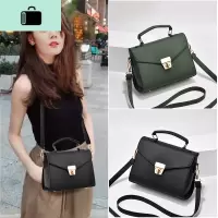 包包女2020春夏新款潮手提包包女包韩版简约百搭斜挎包单肩小方包NEW LAKE女士单肩包