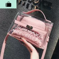斜挎包包女2019春款ins百搭洋气温柔风小清新仙女中学生森系创意NEW LAKE 粉色男士斜挎包