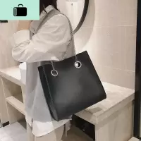 新款休闲大包包女士韩版百搭潮大容量链条学生单肩斜挎手提包NEW LAKE