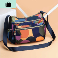 时尚多层单肩包斜挎包轻便布包背包牛津布女包帆布大容量妈妈包包NEW LAKE女士单肩包