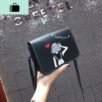 2020新款日韩版女包可爱小方包小包包复古斜挎包简约学生单肩包潮NEW LAKE女士单肩包