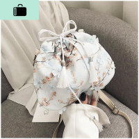 包包女2019新款森系小包帆布斜挎包中国风仙女荷包汉服古风单肩包NEW LAKE女士单肩包