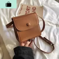 质感小包包女2020新款潮韩版简约百搭斜跨包时尚休闲单肩包小方NEW LAKE女士单肩包