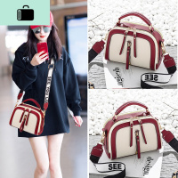 包包女2020软皮斜挎包女单肩包女士手提包拼色撞色斜挎女士小方包NEW LAKE女士单肩包