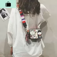 单肩包小包包2020新款潮韩版斜挎包女学生百搭ins同款宽带小方包NEW LAKE女士单肩包
