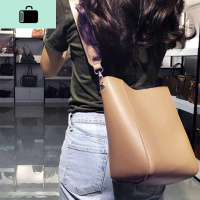 2019新款女包斜跨女学生韩版百搭网红水桶包女单肩包简约秋冬安娜NEW LAKE女士单肩包