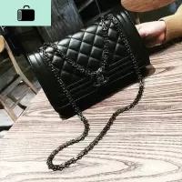 小方包菱格链条包复古女士斜挎包简约大气单肩包时尚锁扣ins女包NEW LAKE女士单肩包