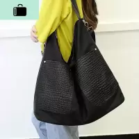 新款简约百搭单肩包斜挎包女包超轻便超大尼龙包休闲包健身包NEW LAKE运动休闲包男