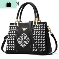 女士包包2020新款时尚中年女包妈妈包单肩包斜挎包手提包韩版民族NEW LAKE女士单肩包