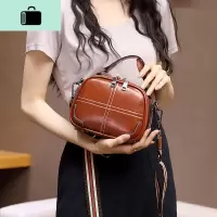包包女2019新款网红百搭包包斜挎韩版女学生单肩包车缝线小方包NEW LAKE女士单肩包