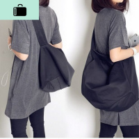 韩国ulzzang斜跨包港风原宿纯色大包男女单肩斜挎包大容量健身包NEW LAKE男士斜挎包