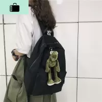 2019新款撞色书包男女学生韩版 初中ins网红高中大学原宿双肩背包NEW LAKE女手包