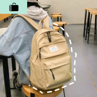 [背部防盗]大容量书包女高中学生双肩包韩版校园风纯色ins背包NEW LAKE