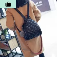 双肩包女2019新款韩版百搭时尚小背包贝壳包学生书包旅行包妈咪包NEW LAKE