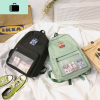 泫雅书包女学生韩版初中大容量双肩包女网红可爱高中校园原宿背包NEW LAKE