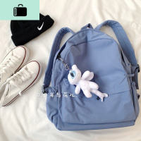 书包女韩版初中高中生时尚超火ins双肩包大学生百搭帆布网红背包NEW LAKE