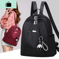 牛津布双肩包女韩版2020新款时尚百搭帆布书包休闲旅行包女士背包NEW LAKE