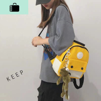 ins超火的帆布双肩包女2019新款迷你小背包小清新少女可爱小书包NEW LAKE