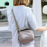 包包女2020新款斜挎包春夏网红牛津纺帆布包女百搭单肩马鞍包小包NEW LAKE女斜挎包
