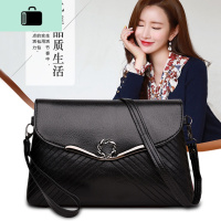 单肩挎包女士小背包软皮包2019新款女包斜挂包日韩版斜跨小包包。NEW LAKE 黑色女士单肩包