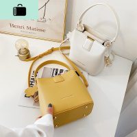 上新小包包女包2020新款潮百搭ins单肩斜挎包网红时尚手提水桶包NEW LAKE女斜挎包