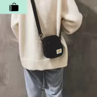 ins超火网红小包包女日系韩版港风百搭宽带手机包单肩蹦迪斜挎包NEW LAKE女斜挎包