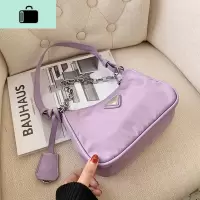 简约单肩小包包女包2020流行新款潮时尚斜挎包ins百搭女士腋下包NEW LAKE女斜挎包