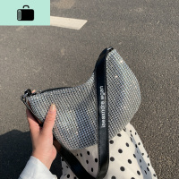 ins超火小包包女2020新款网红百搭时尚手提斜挎包闪闪单肩腋下包NEW LAKE女斜挎包