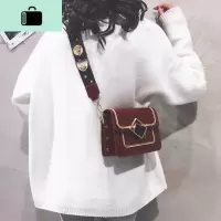 上新宽带ins小包包女包新款2020潮高级感时尚流行斜挎百搭单肩包NEW LAKE女斜挎包