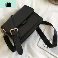 高级感包包洋气女包2020新款韩版百搭休闲网红单肩包宽肩带斜挎包NEW LAKE女斜挎包