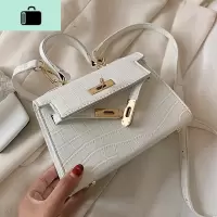 今年流行的包包女2020新款潮韩版百搭单肩斜挎ins时尚手提凯莉包NEW LAKE女斜挎包